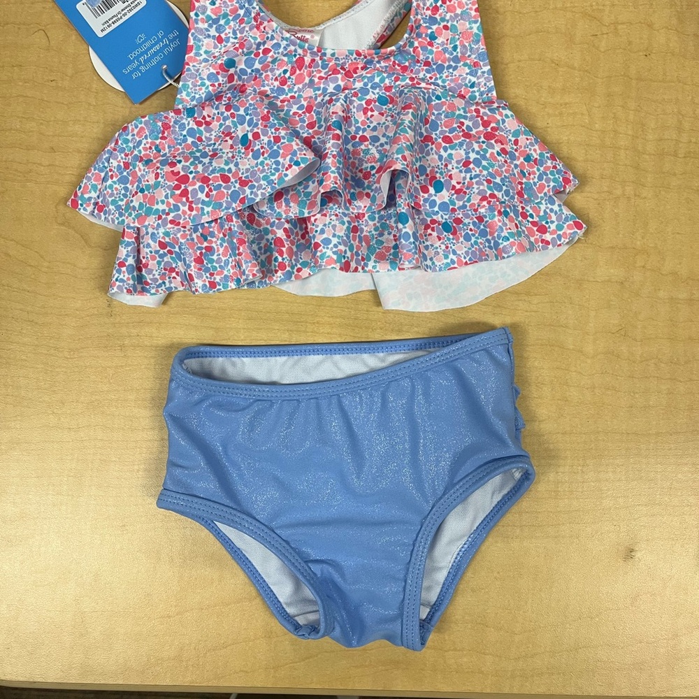 Floral Ruffle Bikini Set